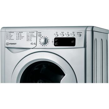 Indesit-Washer-dryer-Freestanding-IWDD-75145-S-UK-N-Silver-Front-loader-Control-panel