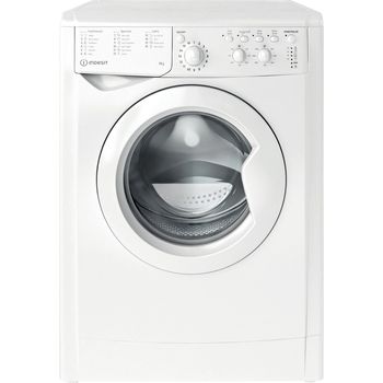 Indesit Washing machine Freestanding IWC 81251 W UK N White Front loader F Frontal