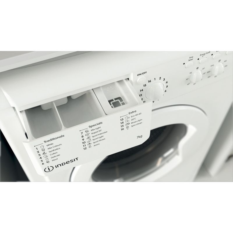 Freestanding Washing Machine Indesit IWC 71252 W UK N