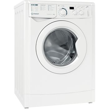 Indesit-Washing-machine-Freestanding-EWD-81483-W-UK-N-White-Front-loader-D-Perspective
