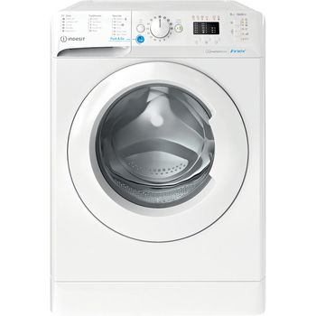 Indesit Washing machine Freestanding BWA 81683X W UK N White Front loader D Frontal