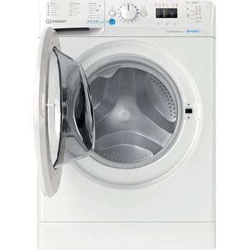 Indesit Washing machine Freestanding BWA 81683X W UK N White Front loader D Frontal open