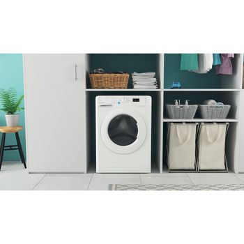 Indesit Washing machine Freestanding BWA 81683X W UK N White Front loader D Lifestyle frontal