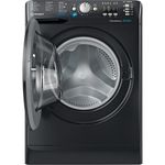 Indesit Washing machine Freestanding BWA 81683X K UK N Black Front loader D Frontal open