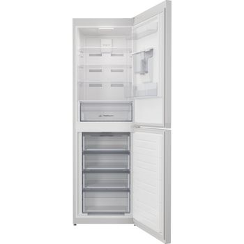 Indesit-Fridge-Freezer-Freestanding-INFC8-50TI1-W-AQUA-1-White-2-doors-Frontal-open