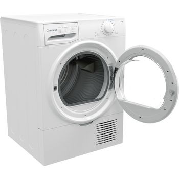 Indesit Dryer I2 D81W UK White Perspective open