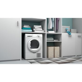 Indesit Dryer I2 D81W UK White Lifestyle perspective
