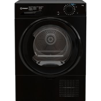 Indesit-Dryer-I2-D81B-UK-Black-Frontal