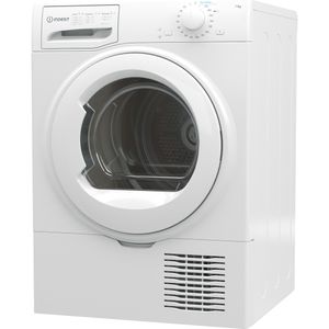 Indesit Turn&Go Condenser Tumble Dryer - White - 7kg - B Rated - I2 D71W UK