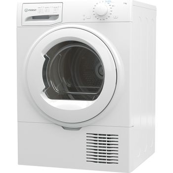 Indesit Dryer I2 D71W UK White Perspective