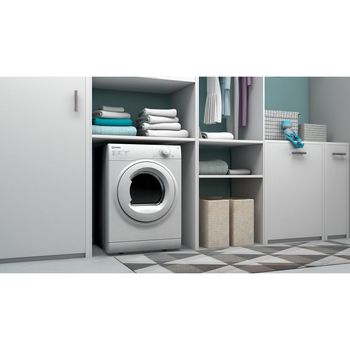 Indesit Dryer I1 D80W UK White Lifestyle perspective