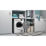 Indesit Dryer I3 D81W UK White Lifestyle perspective open