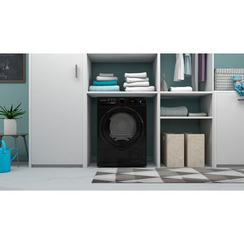 Indesit-Dryer-I3-D81B-UK-Black-Lifestyle-frontal