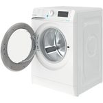 Indesit-Washing-machine-Free-standing-BWE-91485X-W-UK-N-White-Front-loader-B-Perspective-open