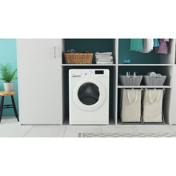 Indesit Washing machine Freestanding BWE 91485X W UK N White Front loader B Lifestyle frontal