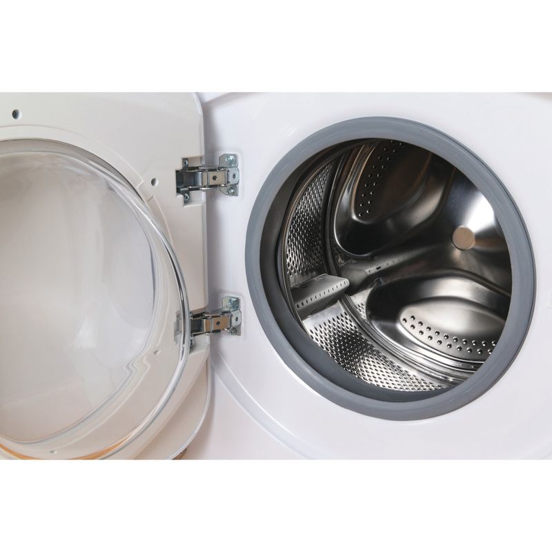 Indesit-Washer-dryer-Built-in-IWDE-126--UK--White-Front-loader-Drum