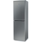 Indesit-Fridge-Freezer-Free-standing-CAA-55-S--UK--Silver-2-doors-Perspective