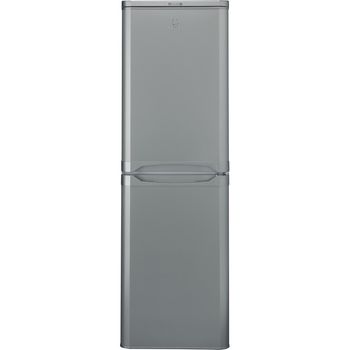 Indesit-Fridge-Freezer-Free-standing-CAA-55-S--UK--Silver-2-doors-Frontal