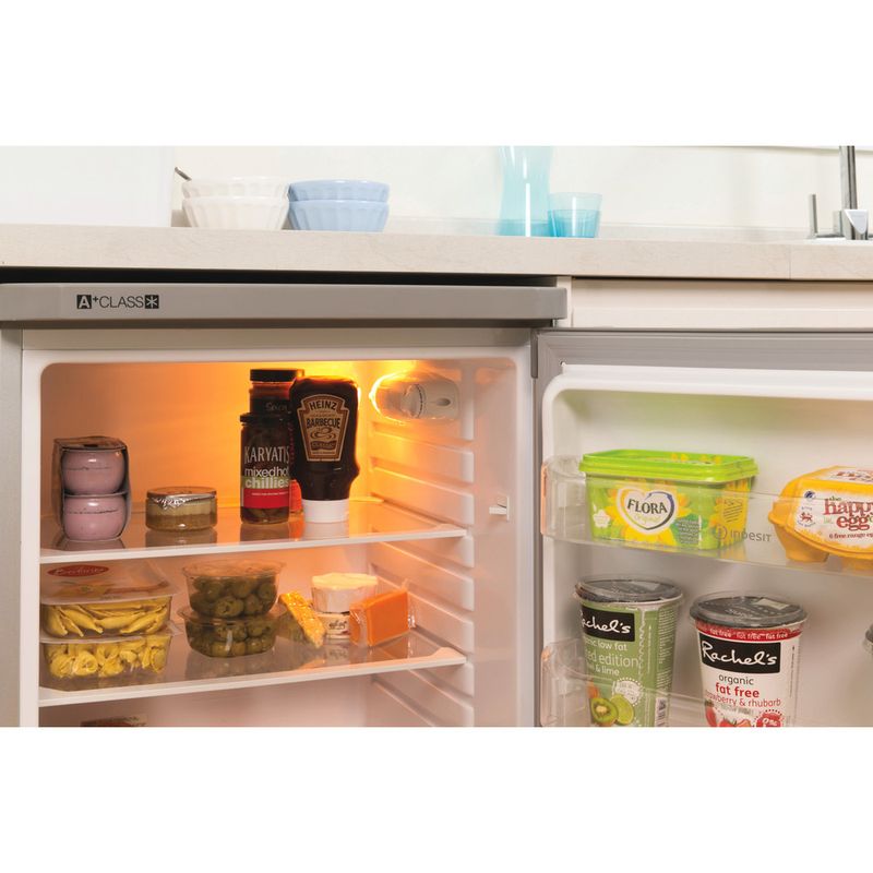 Indesit-Refrigerator-Free-standing-TLAA-10-SI--UK--Silver-Drawer