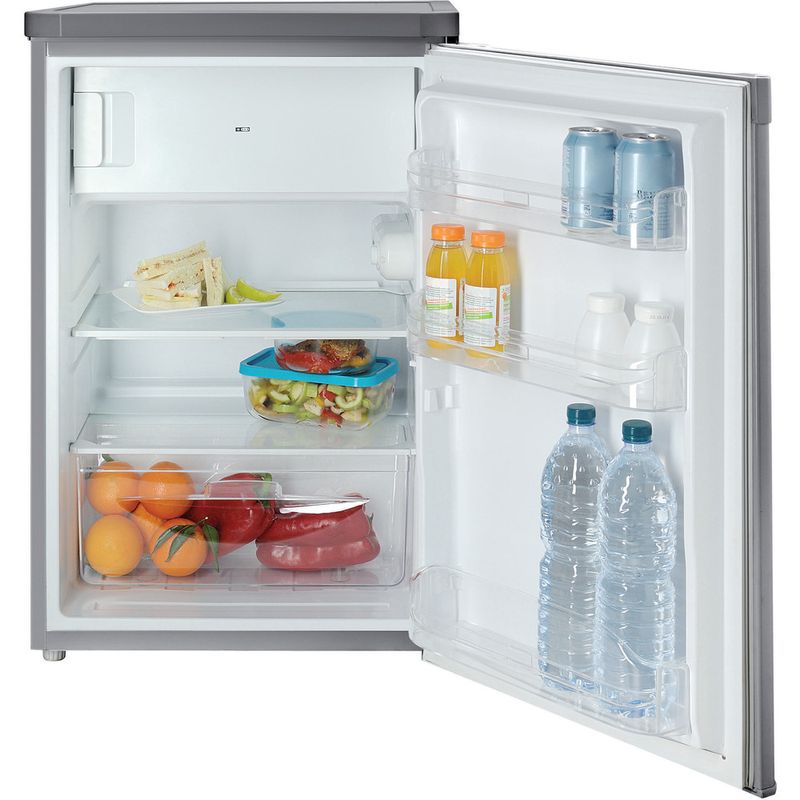 Indesit-Refrigerator-Free-standing-TFAA-10-SI--UK--Silver-Frontal_Open