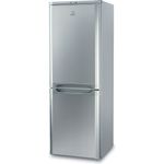 Indesit-Fridge-Freezer-Free-standing-NCAA-55-S--UK--Silver-2-doors-Perspective