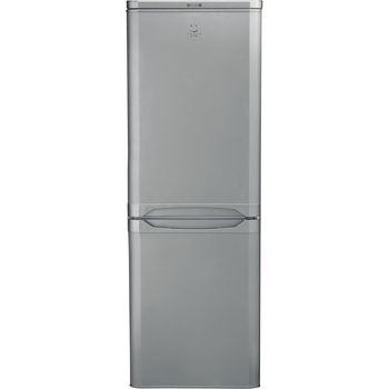 Indesit-Fridge-Freezer-Free-standing-NCAA-55-S--UK--Silver-2-doors-Frontal