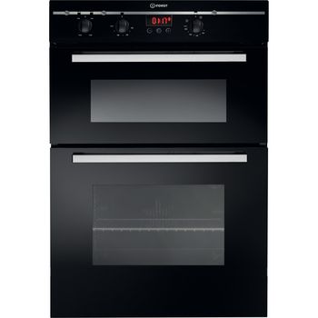 Indesit-Double-oven-FIMD-23--BK--S-Black-A-Frontal