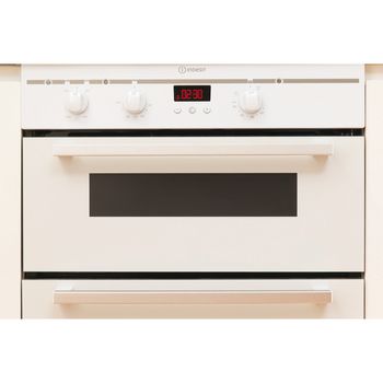 Indesit Double oven FIMU 23 (WH) S White B Lifestyle frontal