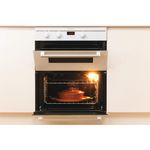 Indesit Double oven FIMU 23 (WH) S White B Lifestyle frontal open