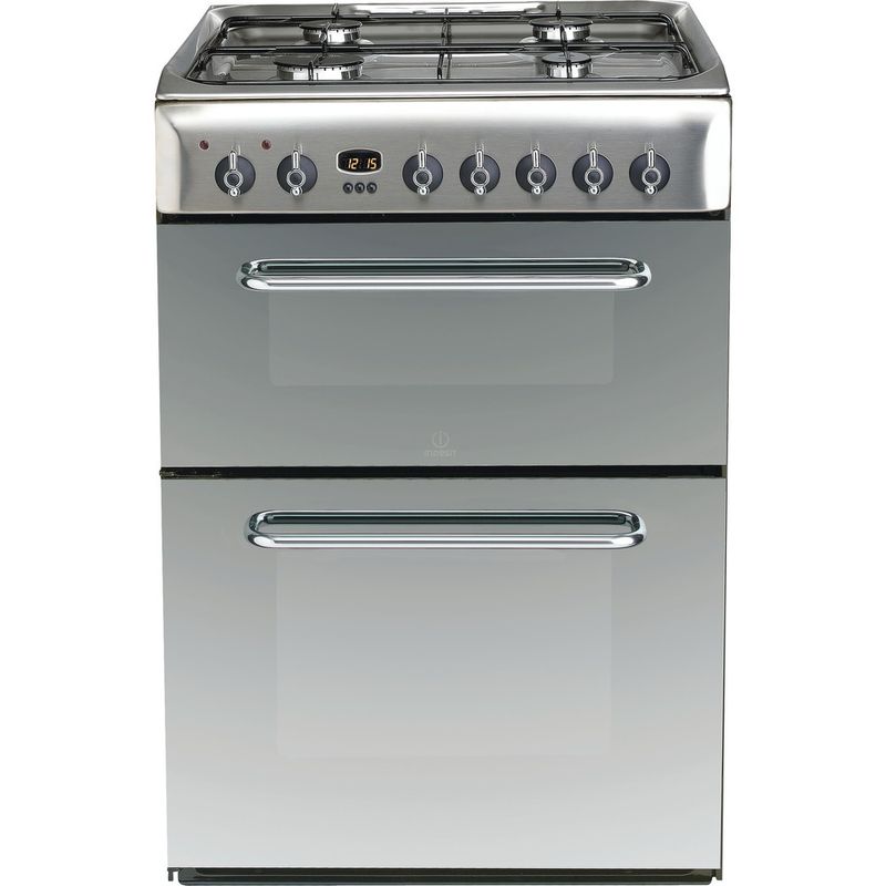 Indesit-Double-Cooker-KDP60SE-S-Inox-B-Stainless-steel-Frontal