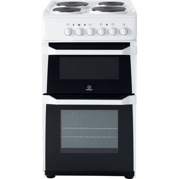 Indesit-Double-Cooker-IT50E-W--S-White-B-Enamelled-Sheetmetal-Frontal