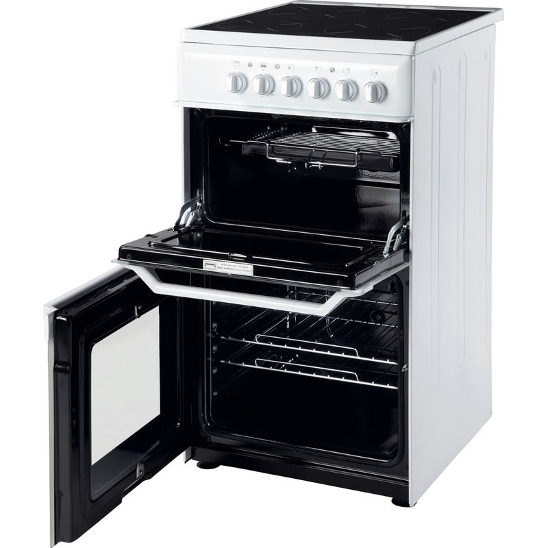 Indesit-Double-Cooker-IT50C-W--S-White-B-Vitroceramic-Perspective-open