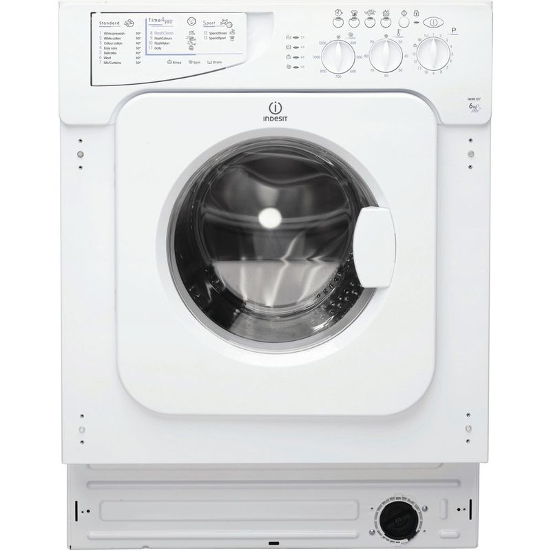 Indesit-Washing-machine-Built-in-IWME-127-UK-White-Front-loader-A--Frontal