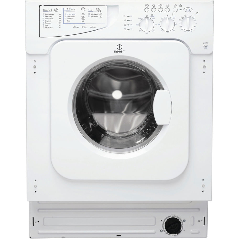 Indesit integrated store washing machine iwme127