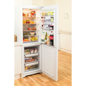 Indesit-Fridge-Freezer-Free-standing-BIAA-13-WD-UK-White-2-doors-Lifestyle-perspective-open