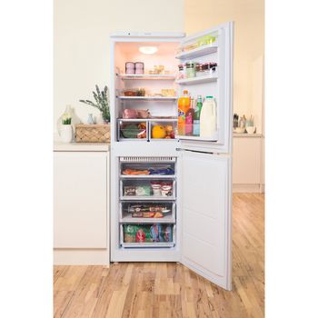 Indesit-Fridge-Freezer-Free-standing-CAA-55-NF-UK.1-White-2-doors-Lifestyle_Frontal_Open