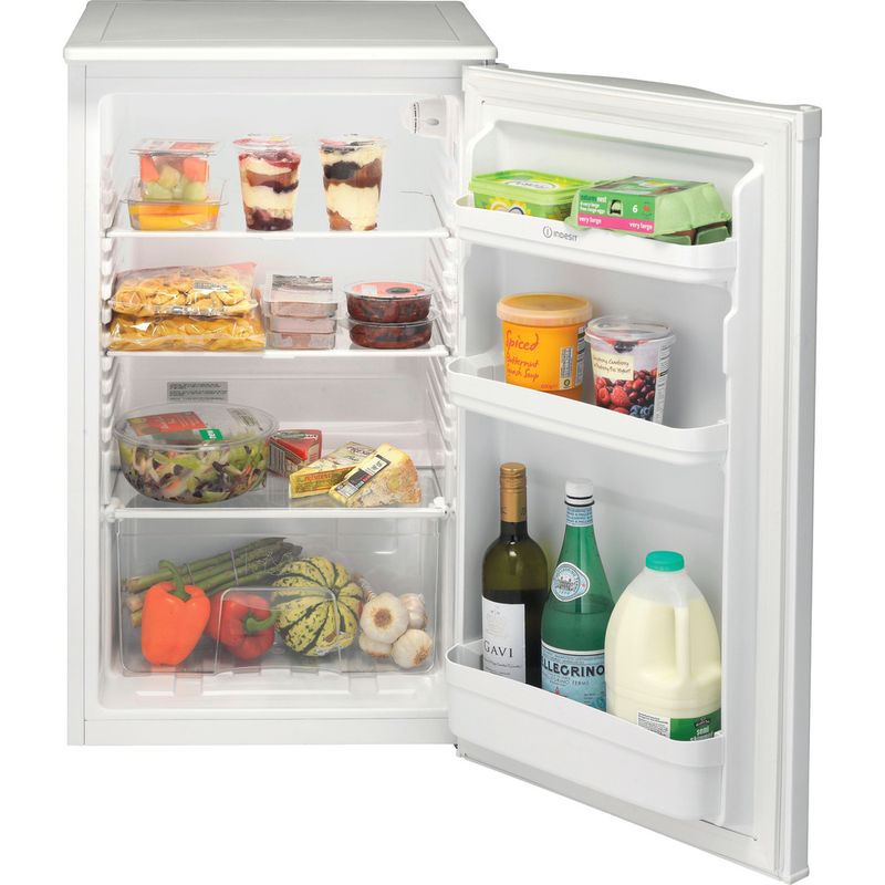 Indesit-Refrigerator-Free-standing-DLAA-50-White-Frontal_Open
