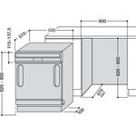 Indesit-Dishwasher-Built-in-DPG-15B1-NX-UK-Half-integrated-F-Technical-drawing