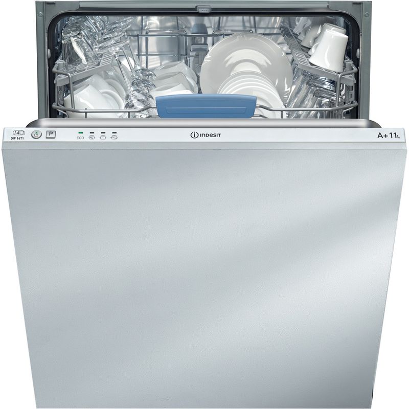 Indesit-Dishwasher-Built-in-DIF-14T1-UK-Full-integrated-A-Frontal
