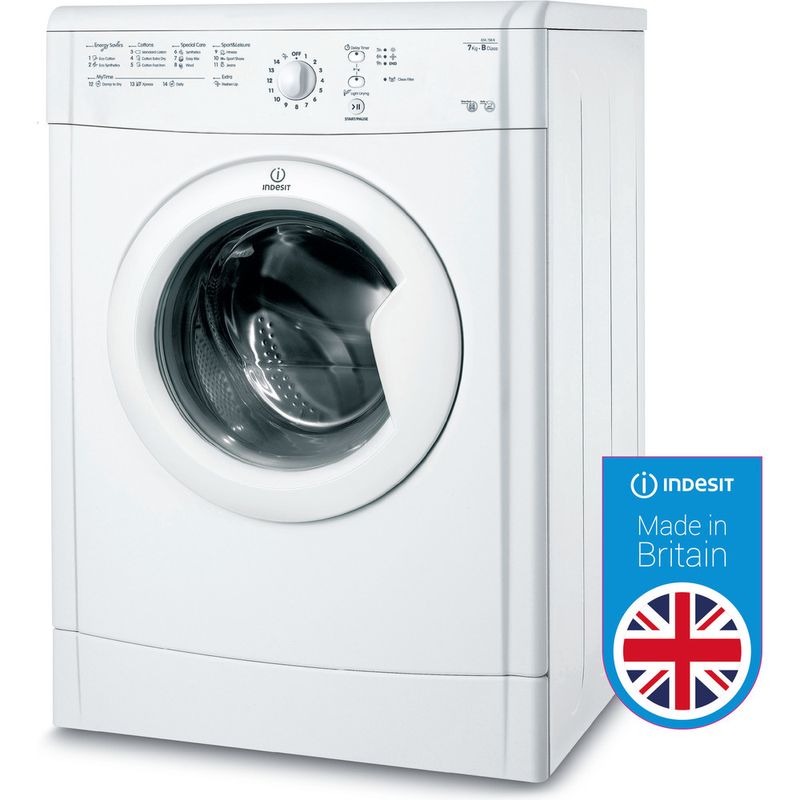 Indesit-Dryer-IDVL-75-B-R--UK--White-Perspective