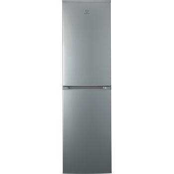 Indesit-Fridge-Freezer-Free-standing-CVTAA-55-NF-UK-S-Silver-2-doors-Frontal