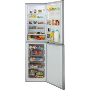 Indesit-Fridge-Freezer-Free-standing-CVTAA-55-NF-UK-S-Silver-2-doors-Frontal-open