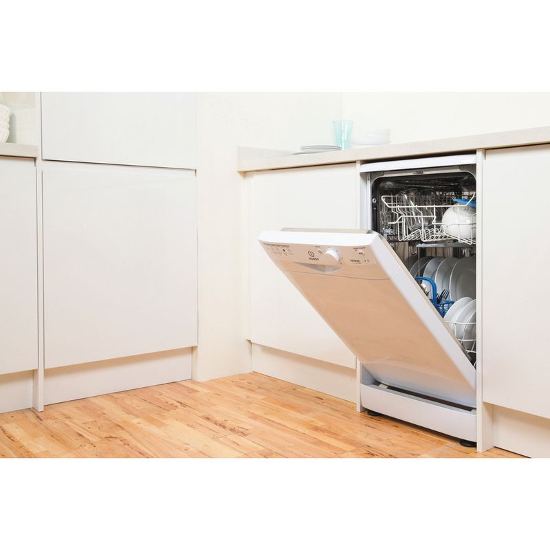 Indesit-Dishwasher-Free-standing-DSR-15B-UK-Free-standing-A-Lifestyle-perspective-open