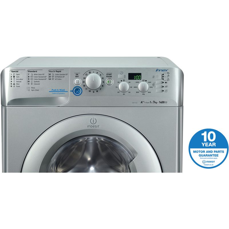 Indesit-Washing-machine-Free-standing-XWD-71452-S-UK-Silver-Front-loader-A---Control_Panel