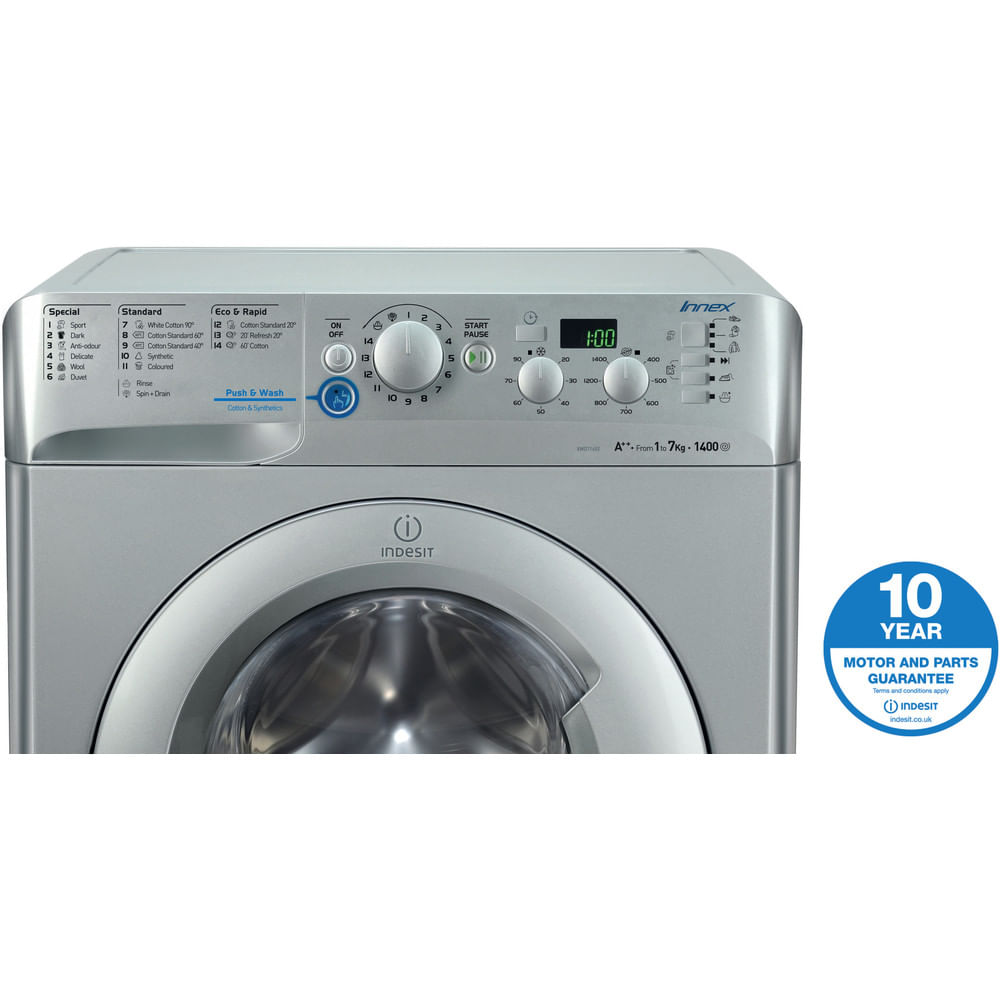 indesit washing machine xwd71452