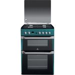 Indesit-Double-Cooker-ID60G2-N--UK-Blue-A--Enamelled-Sheetmetal-Frontal