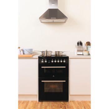 Indesit-Double-Cooker-DD60C2C-K--UK-Black-B-Vitroceramic-Lifestyle_Frontal