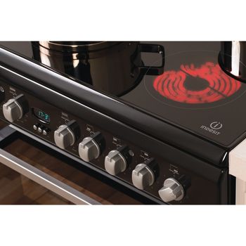 Indesit-Double-Cooker-DD60C2C-K--UK-Black-B-Vitroceramic-Lifestyle_Control_Panel