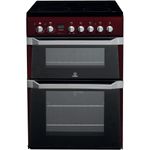 Indesit-Double-Cooker-ID60C2-R--UK-Red-B-Vitroceramic-Frontal