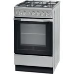 Indesit-Cooker-I5GG1-S--UK-Silver-Perspective